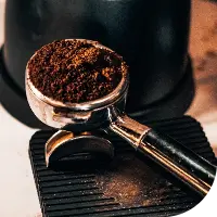 coffee grounds for espresso